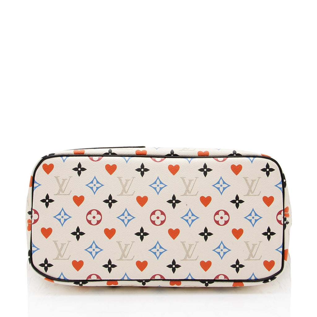 Louis Vuitton Limited Edition Monogram Canvas Game On Neverfull MM Tote (SHF-xFvBzR)