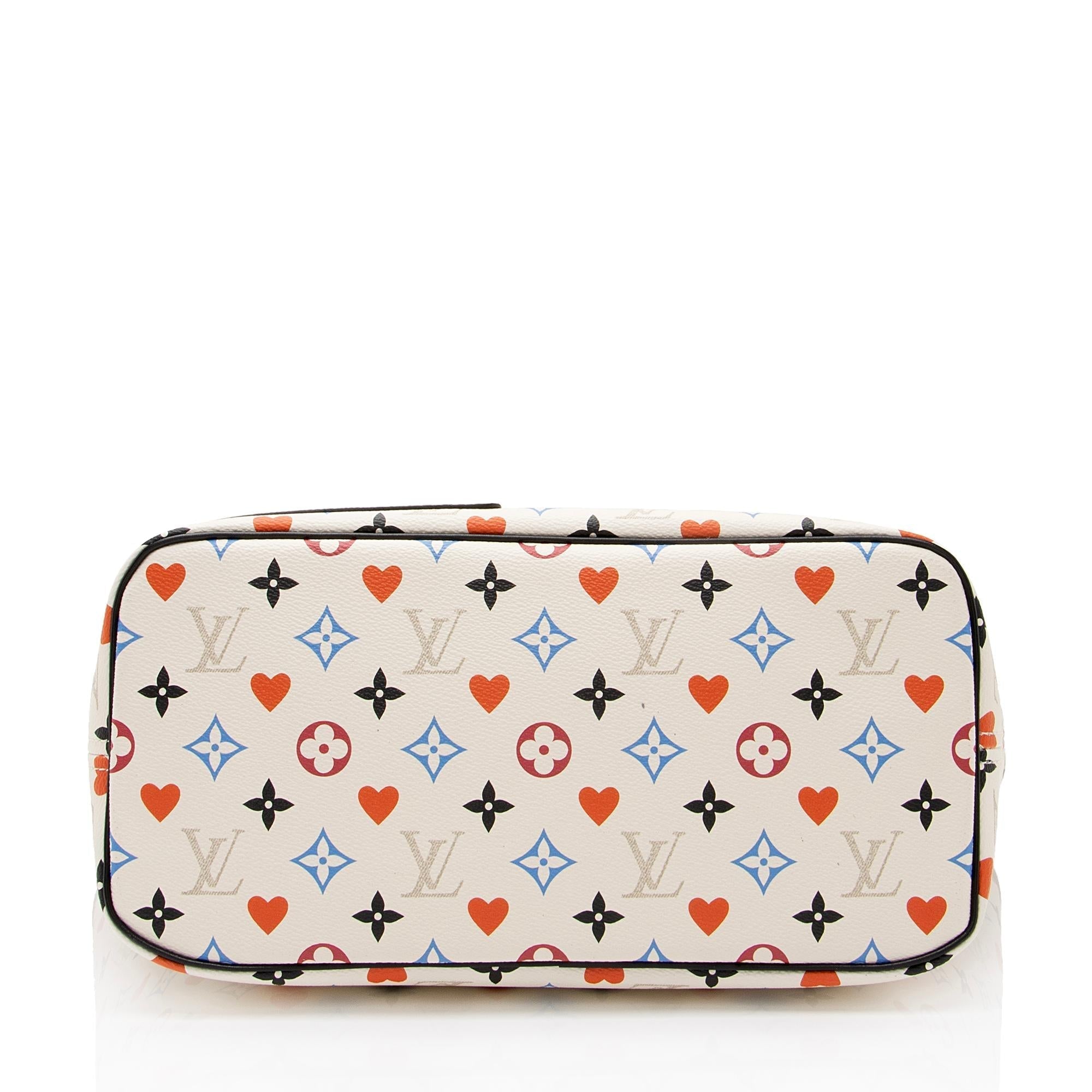 Louis Vuitton Limited Edition Monogram Canvas Game On Neverfull MM Tote (SHF-xFvBzR)