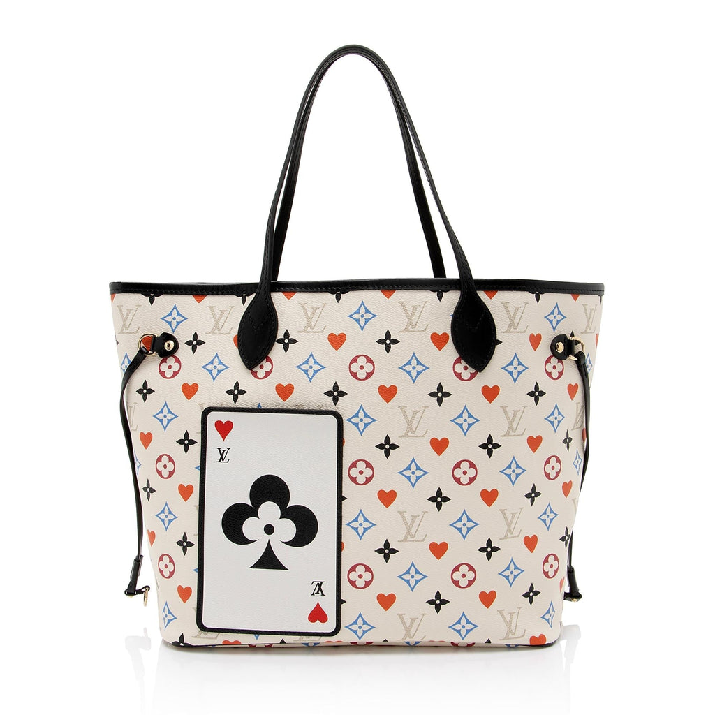 Louis Vuitton Limited Edition Monogram Canvas Game On Neverfull MM Tote (SHF-xFvBzR)