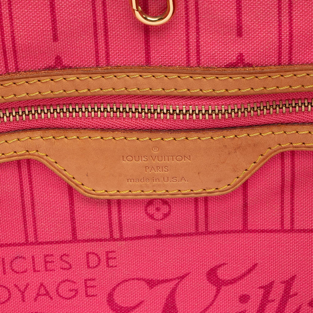Louis Vuitton Limited Edition Monogram Canvas Roses Neverfull MM Tote (SHF-08P0EY)
