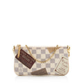 Louis Vuitton Limited Edition Damier Ebene Trunks & Bags Milla MM Pochette Accessoires (SHF-23336)