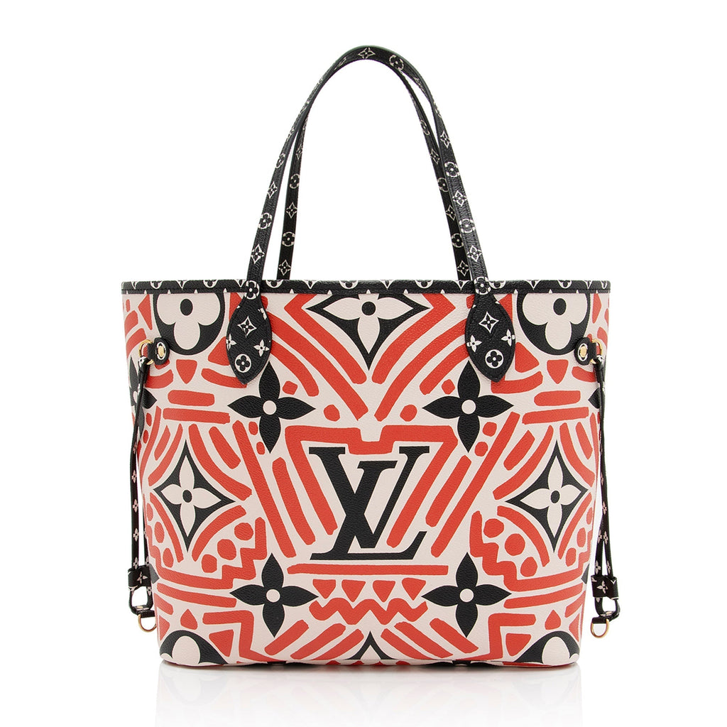 Louis Vuitton Limited Edition Monogram Crafty Neverfull MM Tote (SHF-8aLkDl)