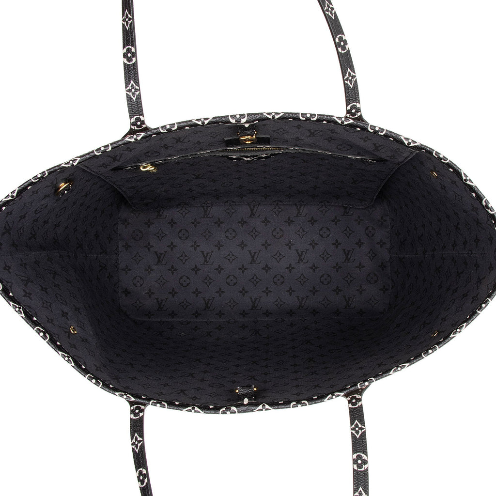 Louis Vuitton Limited Edition Monogram Crafty Neverfull MM Tote (SHF-x7Ipzi)