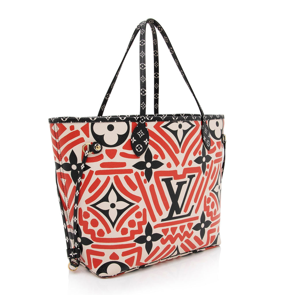 Louis Vuitton Limited Edition Monogram Crafty Neverfull MM Tote (SHF-x7Ipzi)