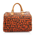 Louis Vuitton Limited Edition Monogram Graffiti Speedy 30 Satchel (SHF-20369)