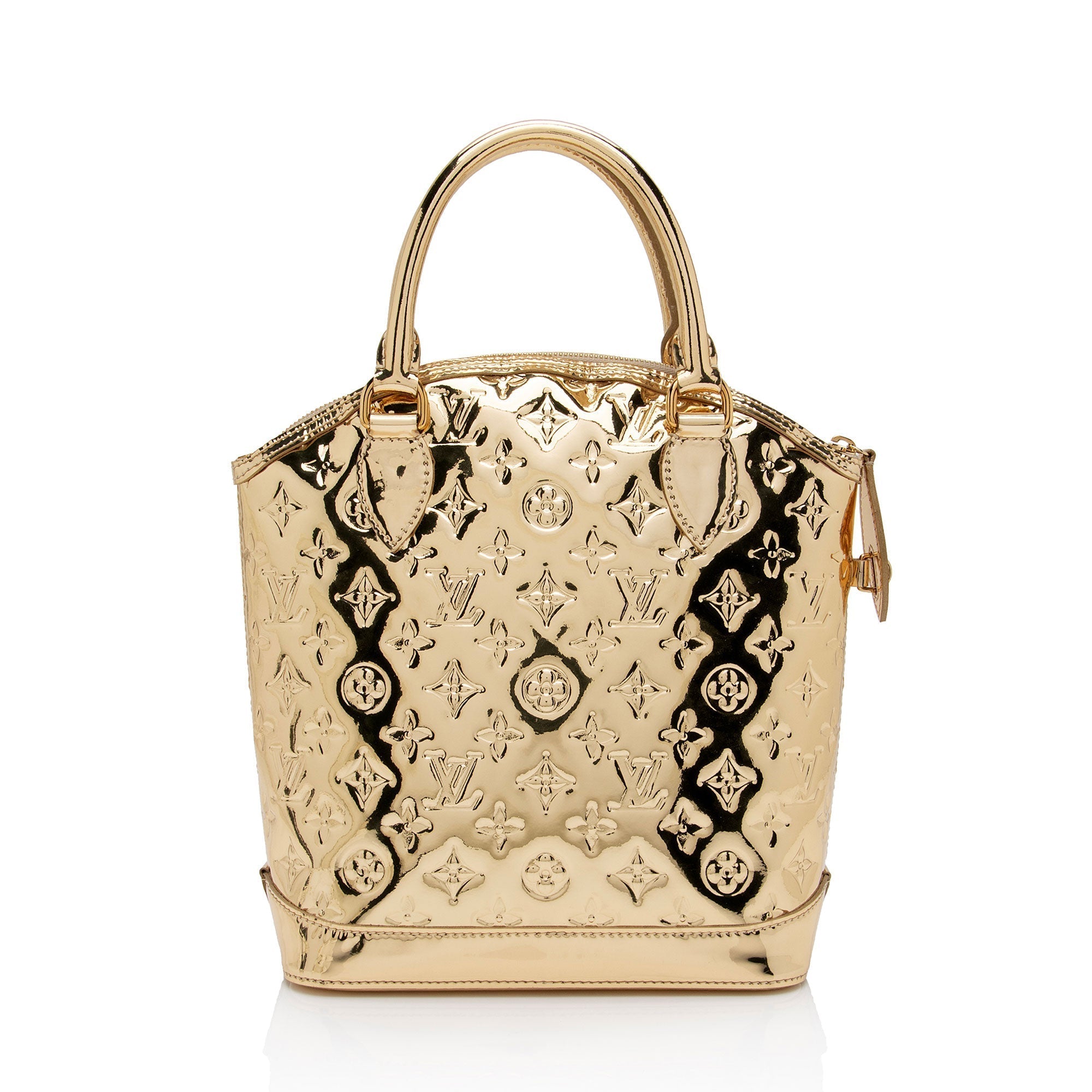 Louis Vuitton Limited Edition Monogram Miroir Lockit Satchel (SHF-FN2dfK)