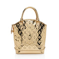 Louis Vuitton Limited Edition Monogram Miroir Lockit Satchel (SHF-FN2dfK)