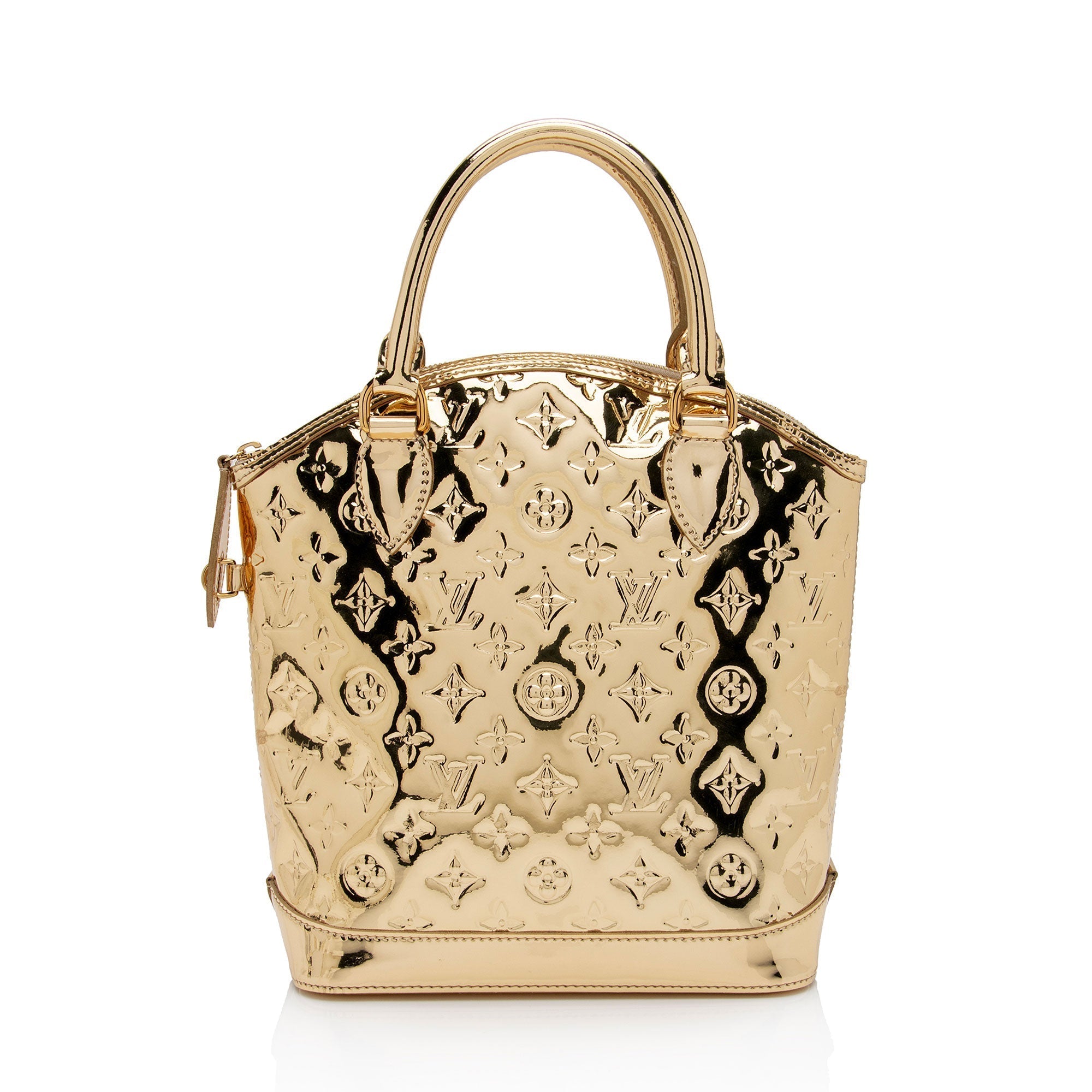 Louis Vuitton Limited Edition Monogram Miroir Lockit Satchel (SHF-FN2dfK)