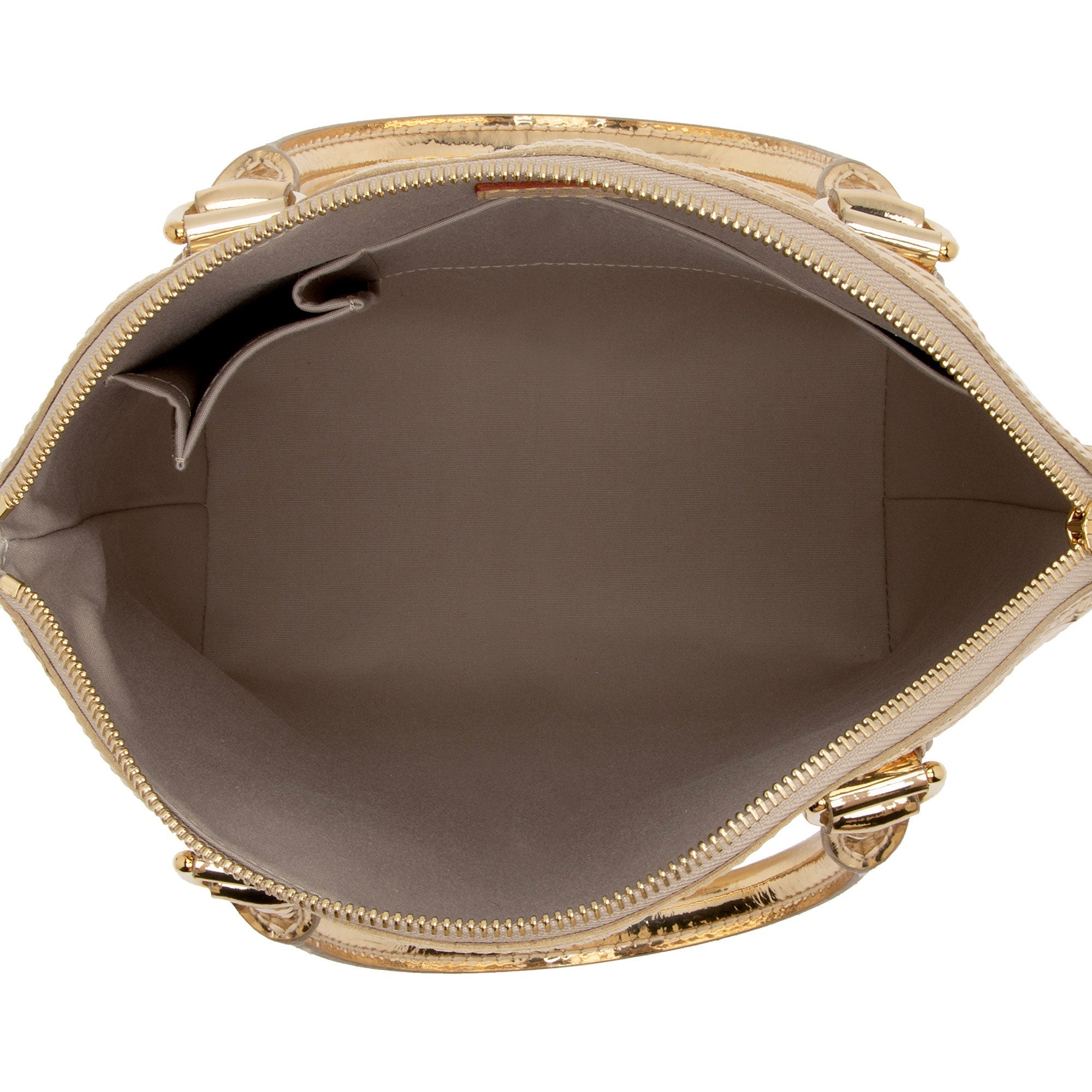 Louis Vuitton Limited Edition Monogram Miroir Lockit Satchel (SHF-FN2dfK)