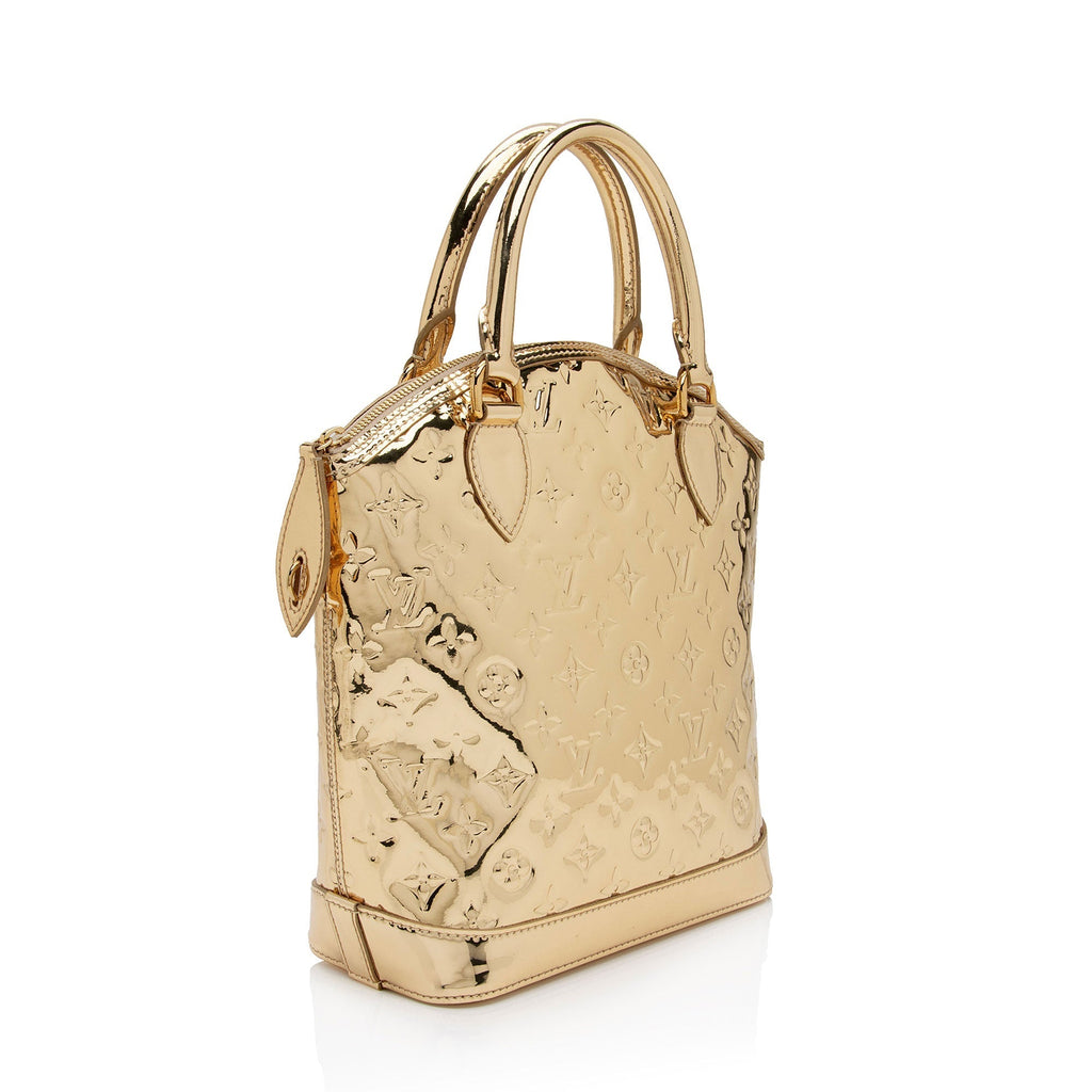 Louis Vuitton Limited Edition Monogram Miroir Lockit Satchel (SHF-FN2dfK)