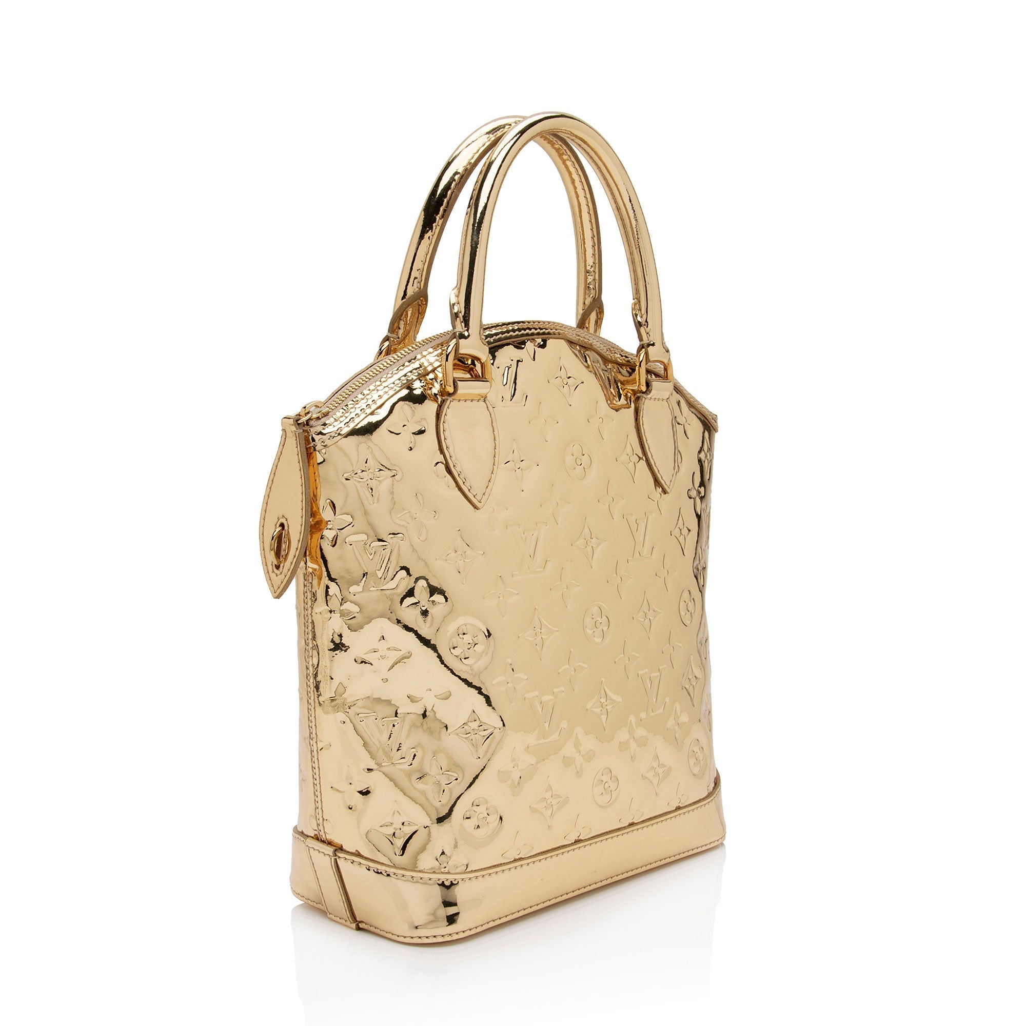 Louis Vuitton Limited Edition Monogram Miroir Lockit Satchel (SHF-FN2dfK)