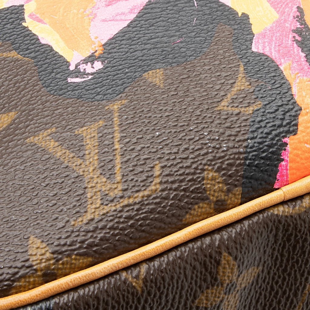 Louis Vuitton Limited Edition Monogram Canvas Roses Speedy 30 Satchel (SHF-22996)
