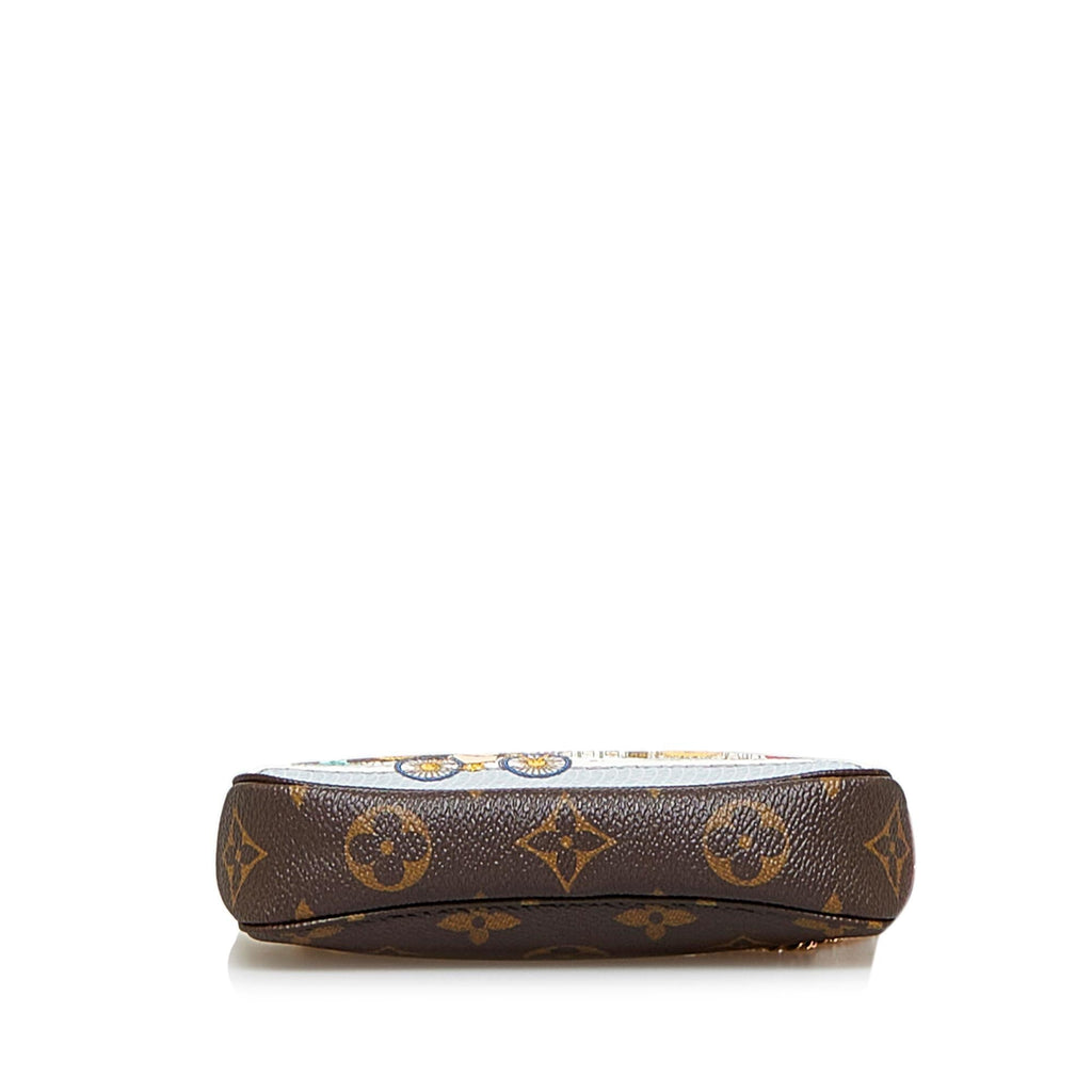 Louis Vuitton Limited Edition Vivienne Mini Monogram Pochette Accessoires (SHG-Ndr7pH)