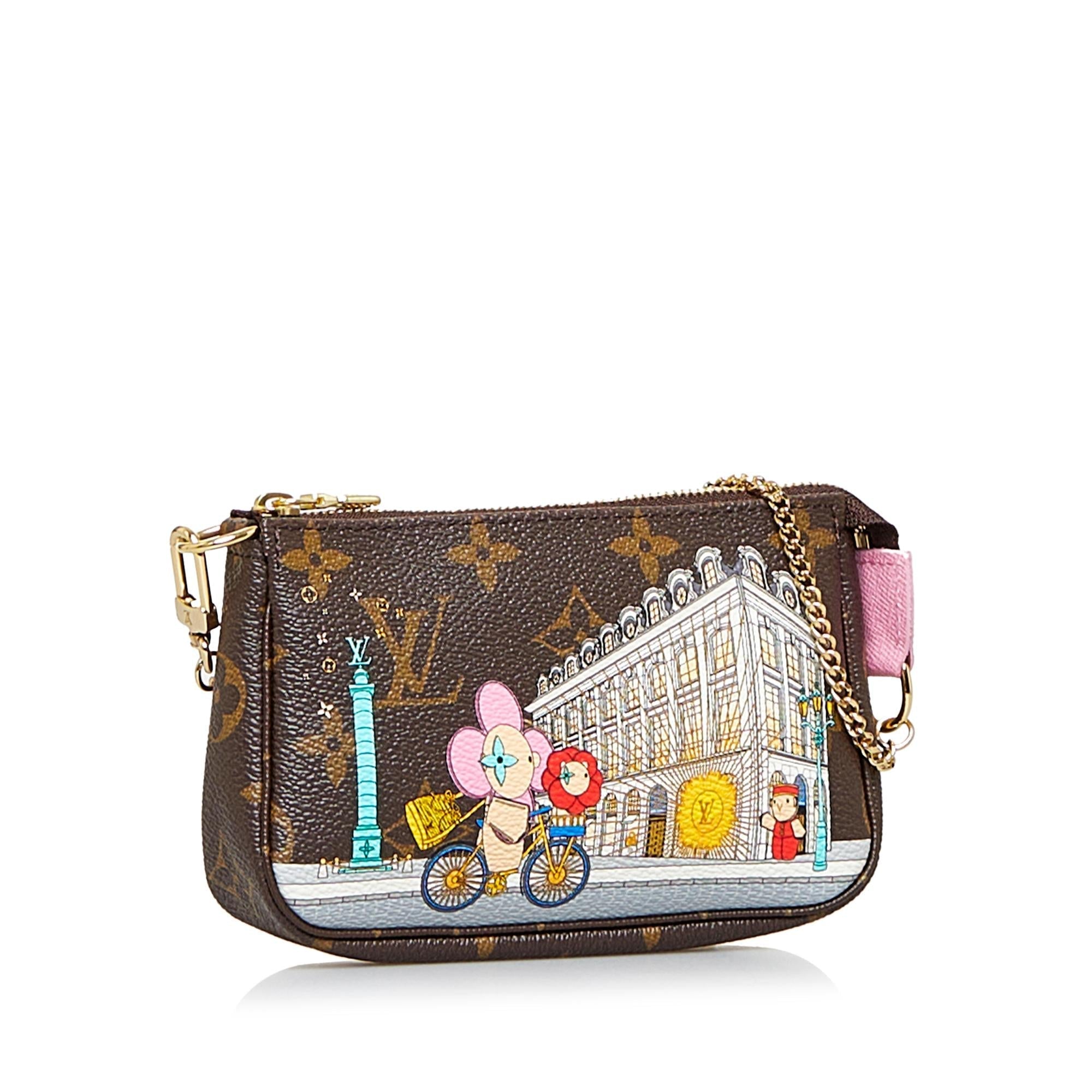 Louis Vuitton Limited Edition Vivienne Mini Monogram Pochette Accessoires (SHG-Ndr7pH)