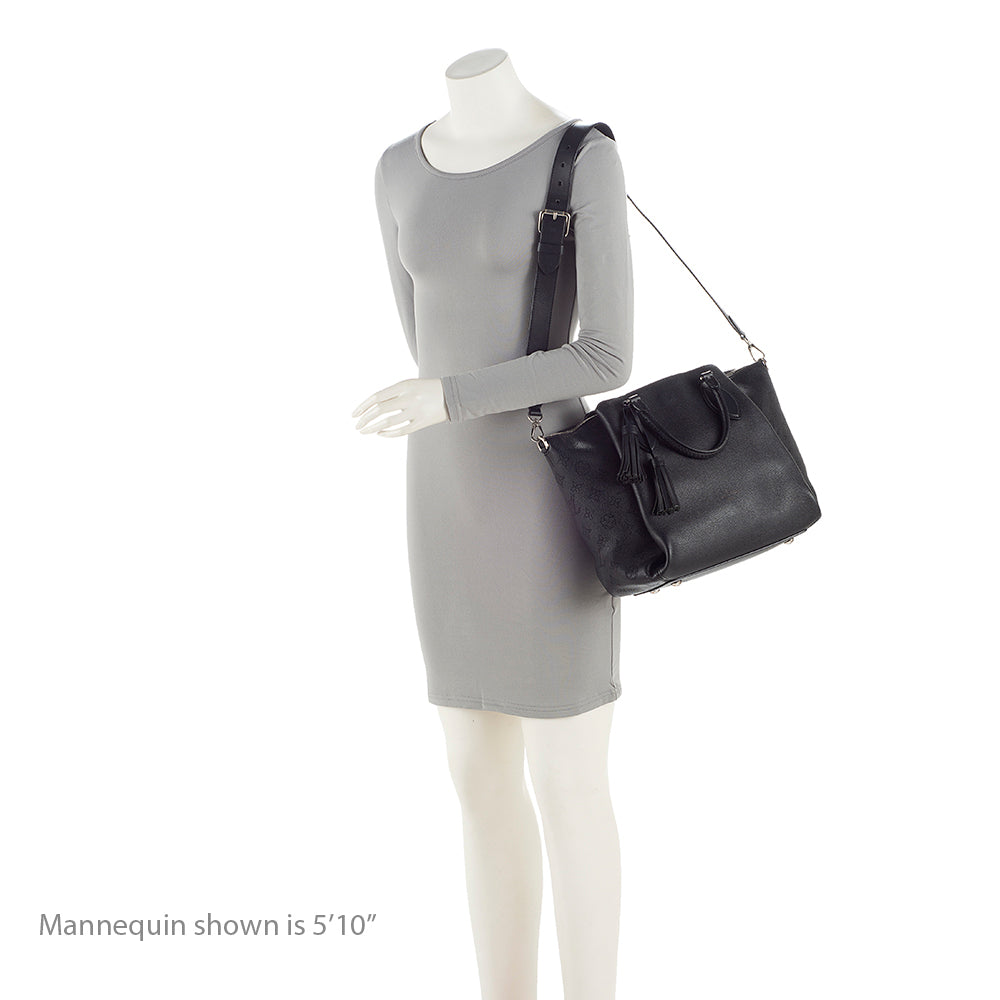 Louis Vuitton Mahina Leather Haumea Satchel (SHF-21619)