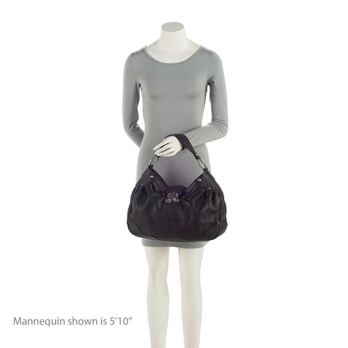 Louis Vuitton Mahina Leather Solar PM Shoulder Bag (SHF-JBw1xS)