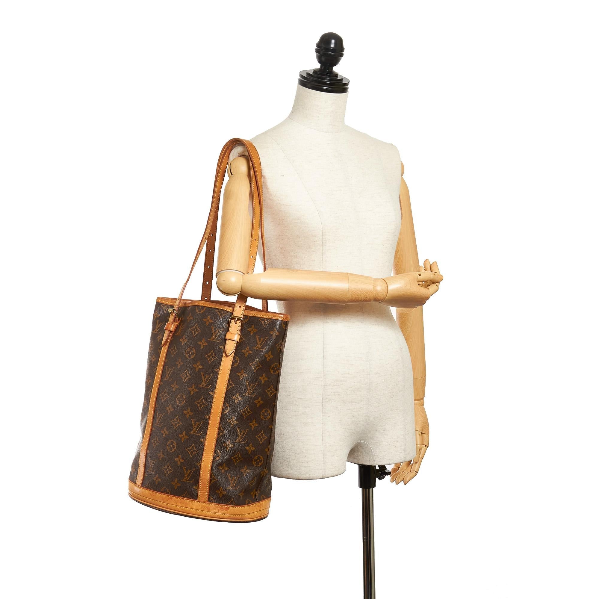 Louis Vuitton Monogram Bucket GM (SHG-34701)