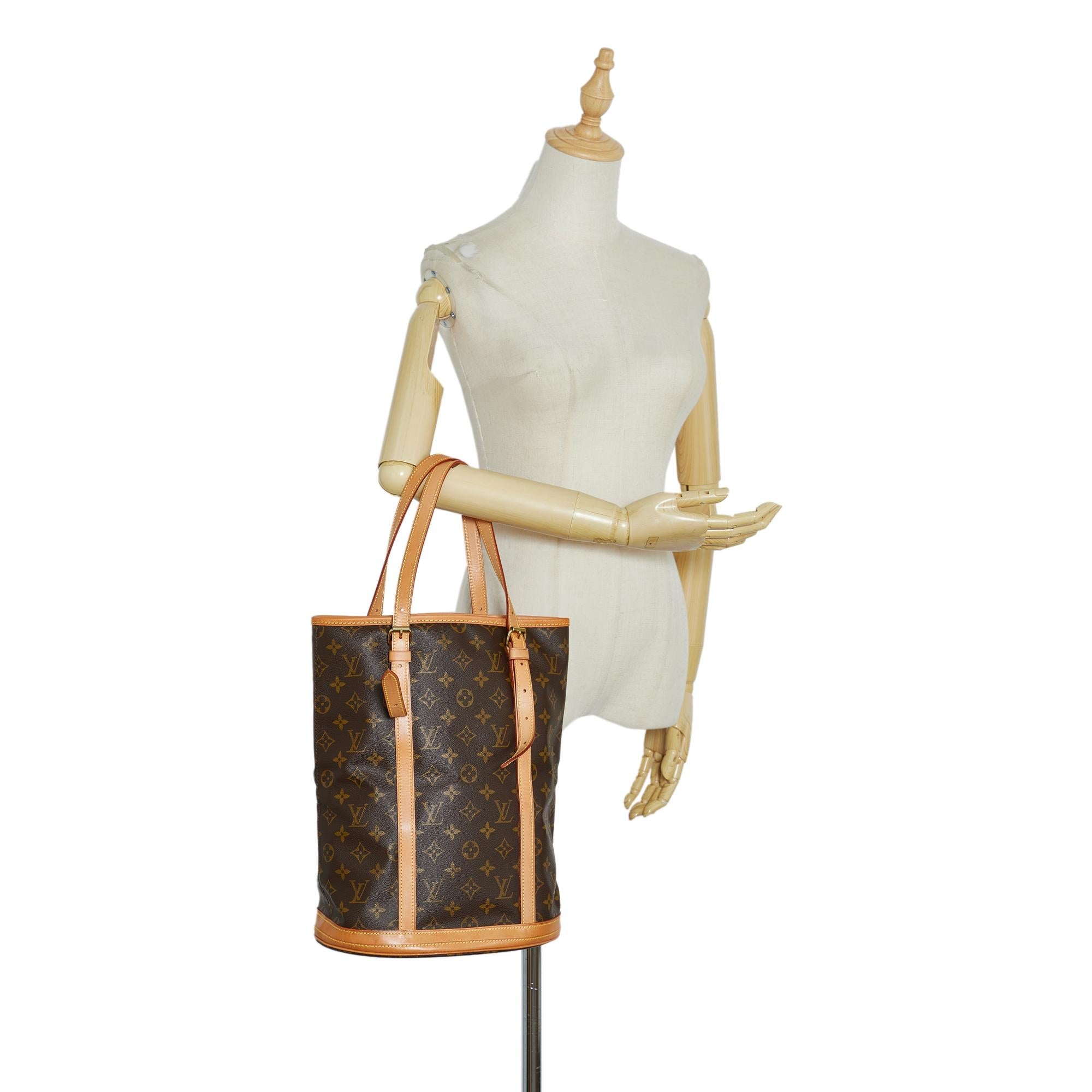 Louis Vuitton Monogram Bucket GM (SHG-KbTIB1)