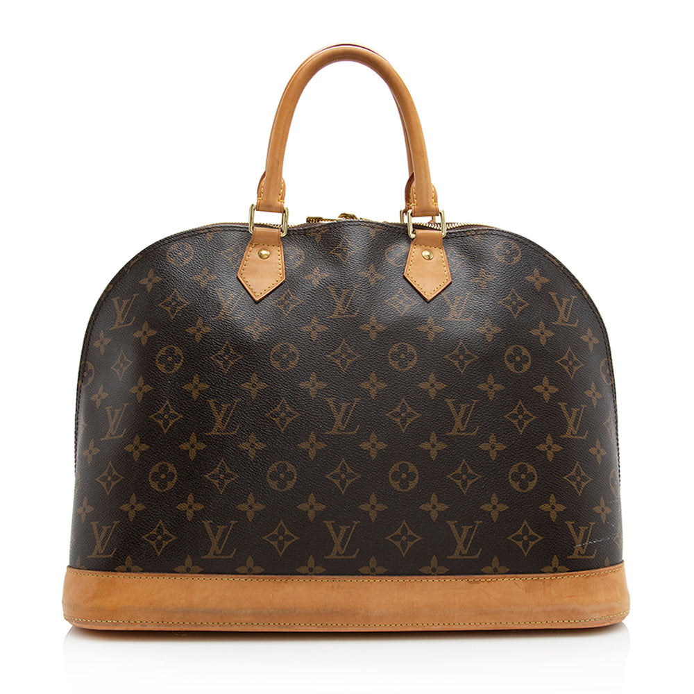 Louis Vuitton Monogram Canvas Alma GM Satchel (SHF-20851)