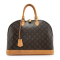 Louis Vuitton Monogram Canvas Alma GM Satchel (SHF-20851)