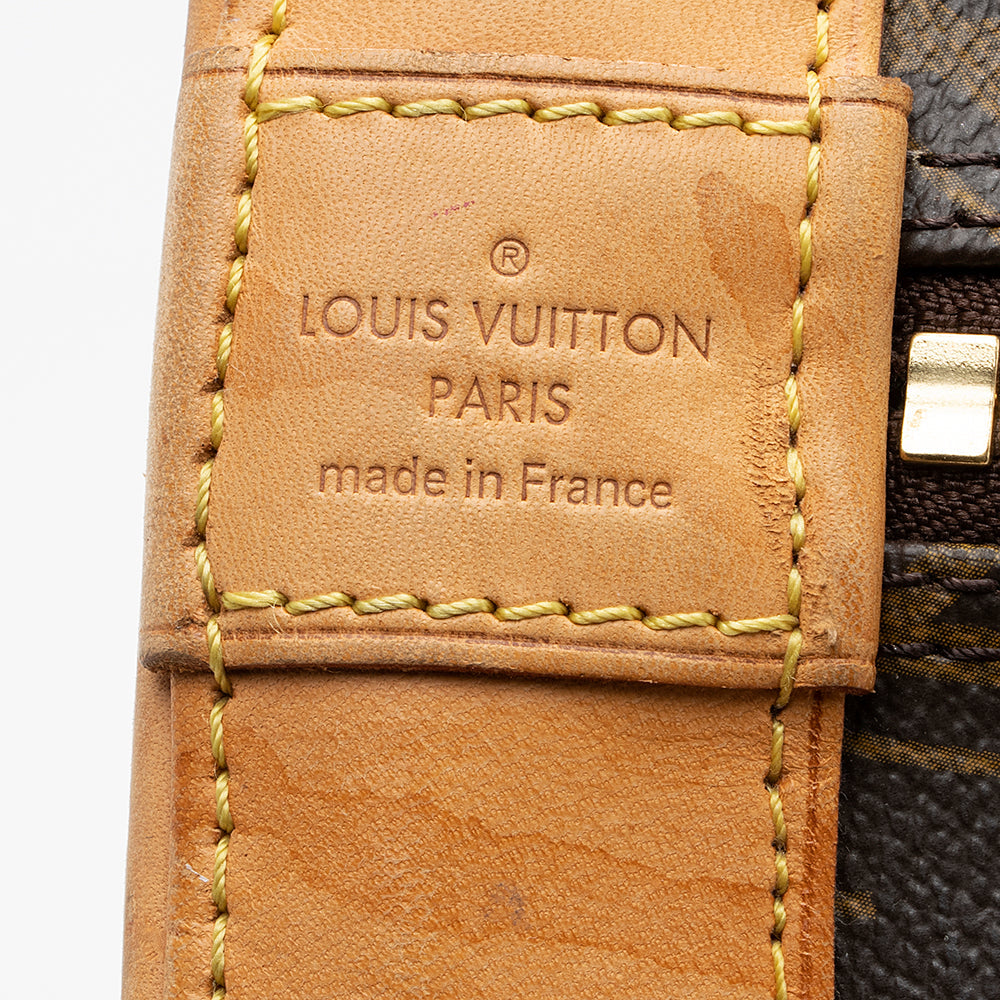 Louis Vuitton Monogram Canvas Alma GM Satchel (SHF-20851)