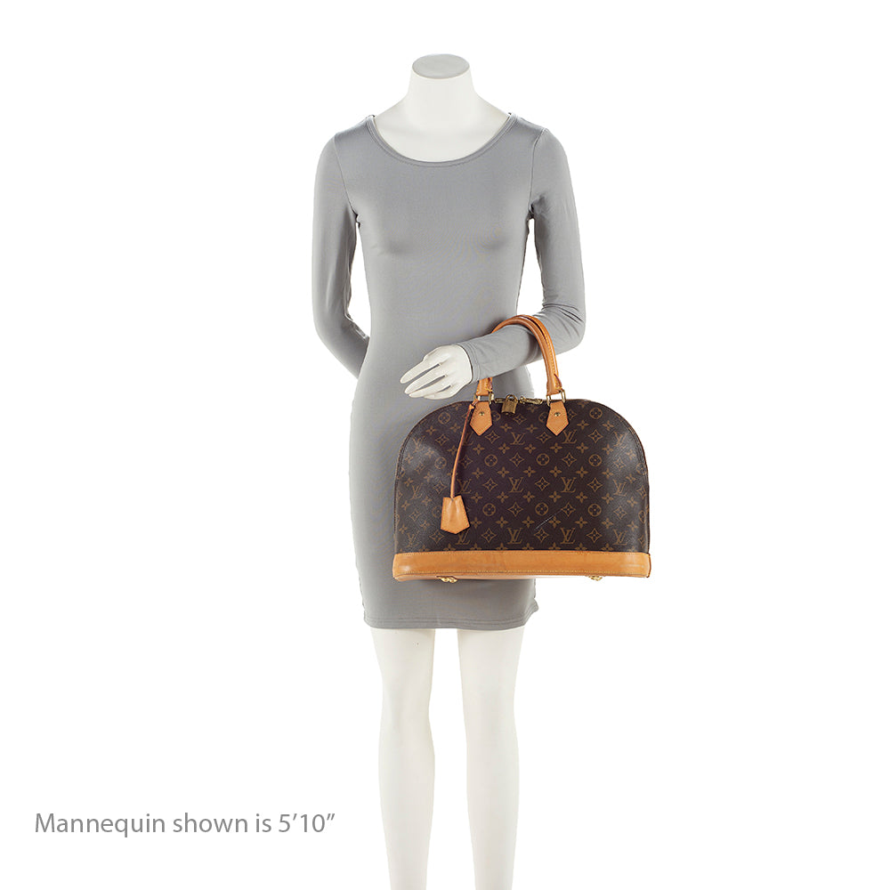 Louis Vuitton Monogram Canvas Alma GM Satchel (SHF-20851)
