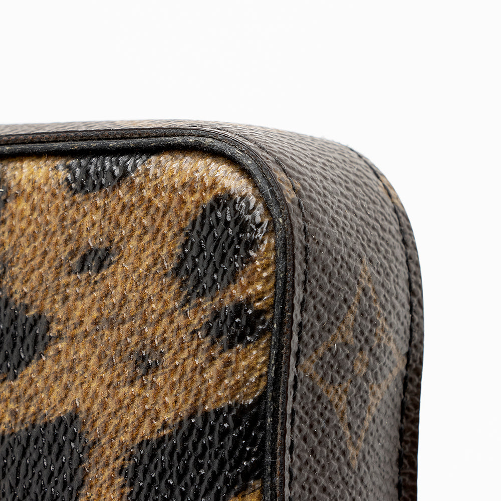 Louis Vuitton Monogram Canvas Animal Print Felicie Pochette (SHF-21424)