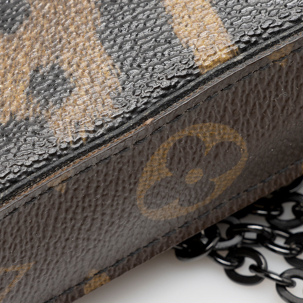 Louis Vuitton Monogram Canvas Animal Print Felicie Pochette (SHF-21424)