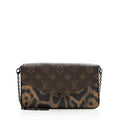 Louis Vuitton Monogram Canvas Animal Print Felicie Pochette (SHF-21424)