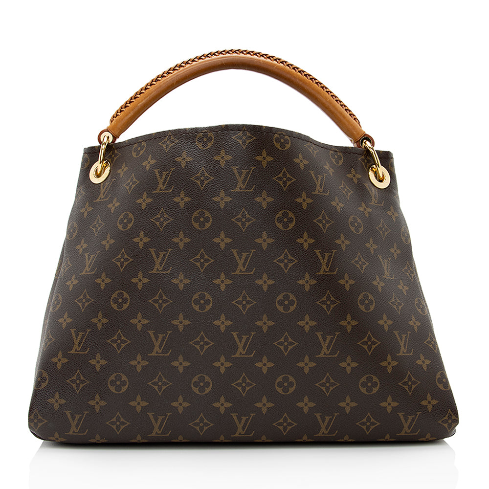 Louis Vuitton Monogram Canvas Artsy MM Shoulder Bag (SHF-20685)