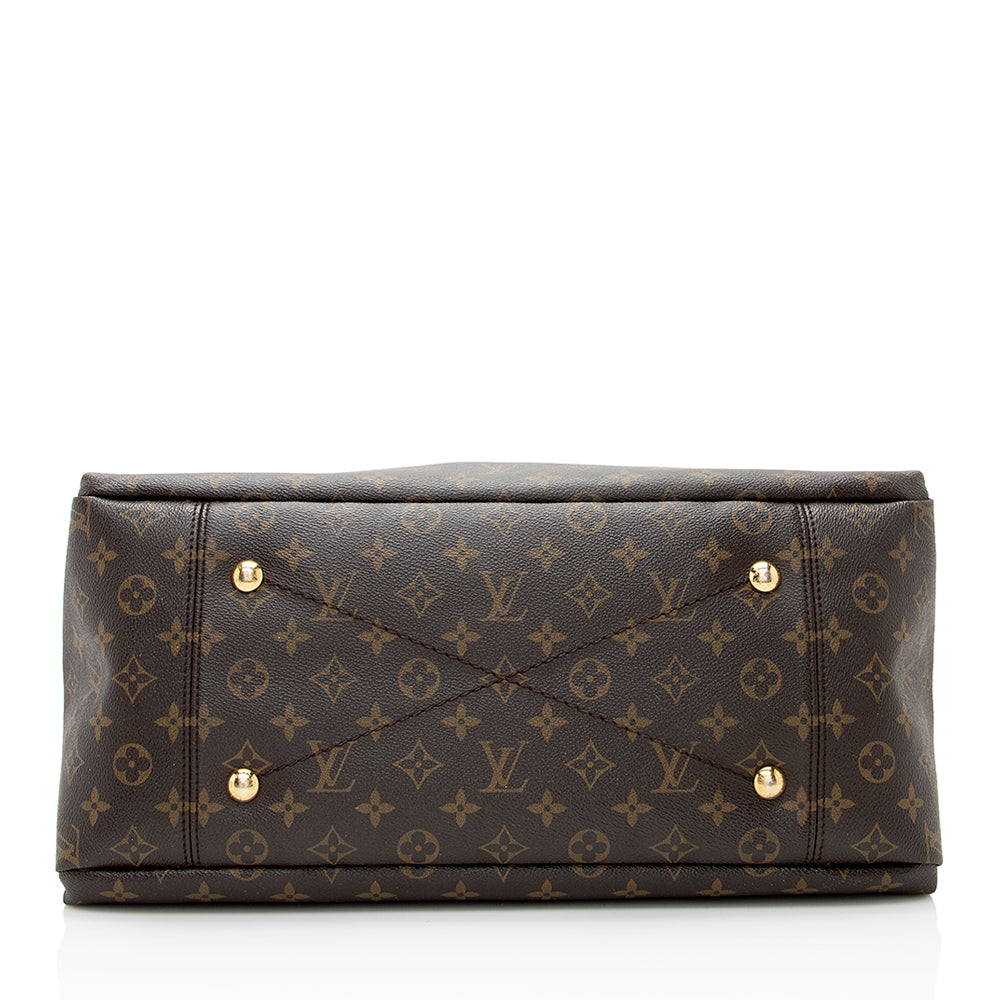 Louis Vuitton Monogram Canvas Artsy MM Shoulder Bag (SHF-20685)