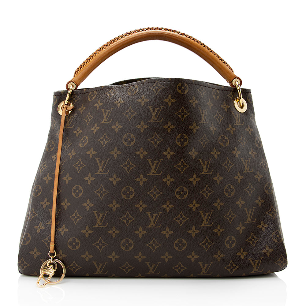 Louis Vuitton Monogram Canvas Artsy MM Shoulder Bag (SHF-20685)