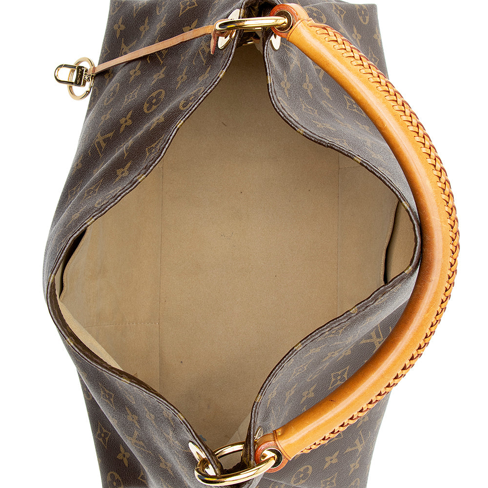 Louis Vuitton Monogram Canvas Artsy MM Shoulder Bag (SHF-20685)