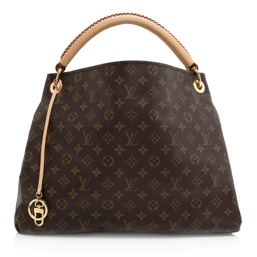 Louis Vuitton Monogram Canvas Artsy MM Shoulder Bag (SHF-20871)