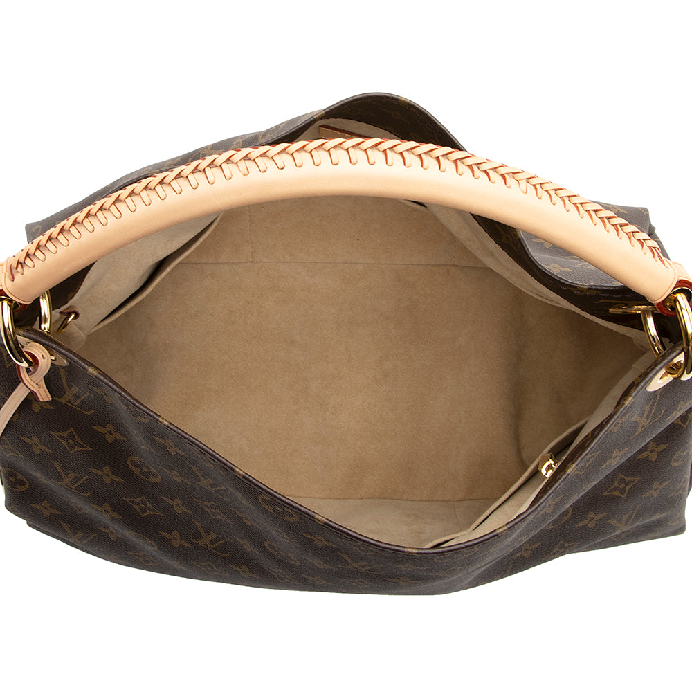 Louis Vuitton Monogram Canvas Artsy MM Shoulder Bag (SHF-20871)