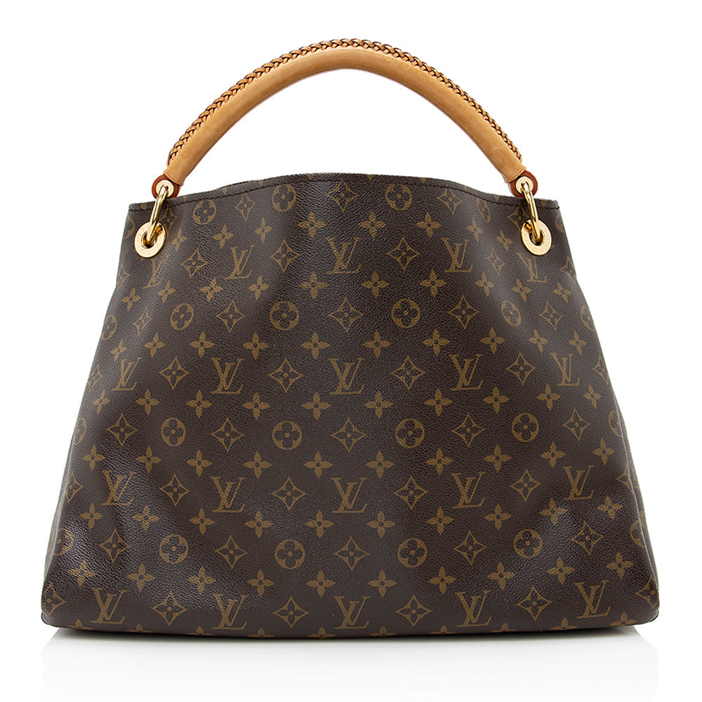 Louis Vuitton Monogram Canvas Artsy MM Shoulder Bag (SHF-21696)