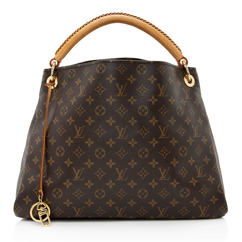 Louis Vuitton Monogram Canvas Artsy MM Shoulder Bag (SHF-21696)