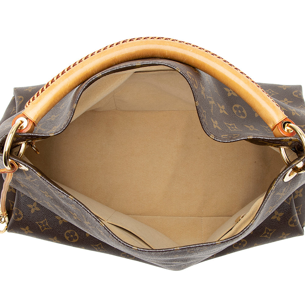 Louis Vuitton Monogram Canvas Artsy MM Shoulder Bag (SHF-21696)