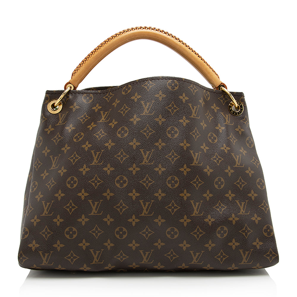 Louis Vuitton Monogram Canvas Artsy MM Shoulder Bag (SHF-22924)