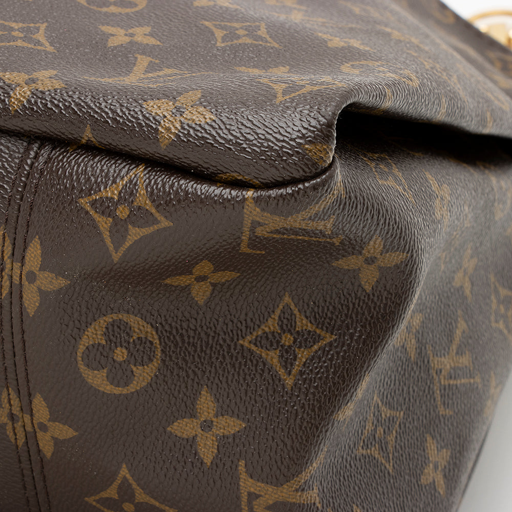 Louis Vuitton Monogram Canvas Artsy MM Shoulder Bag (SHF-22924)