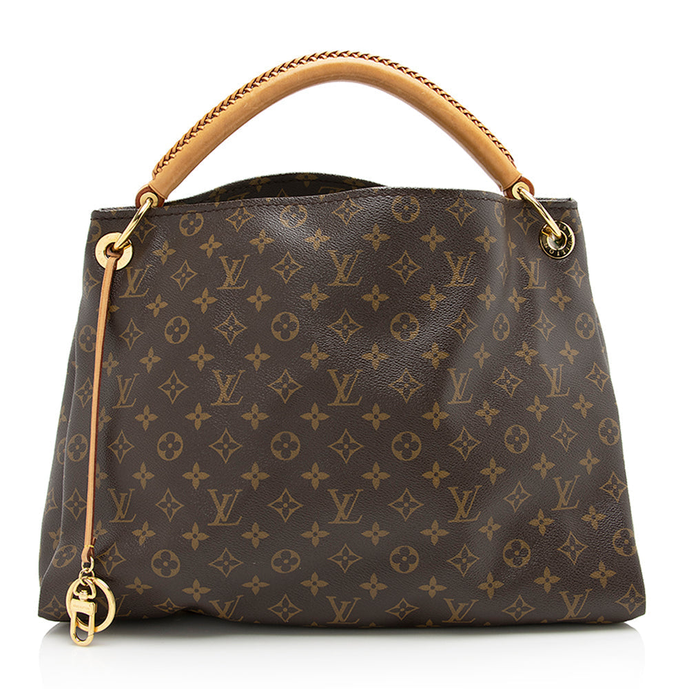 Louis Vuitton Monogram Canvas Artsy MM Shoulder Bag (SHF-22924)