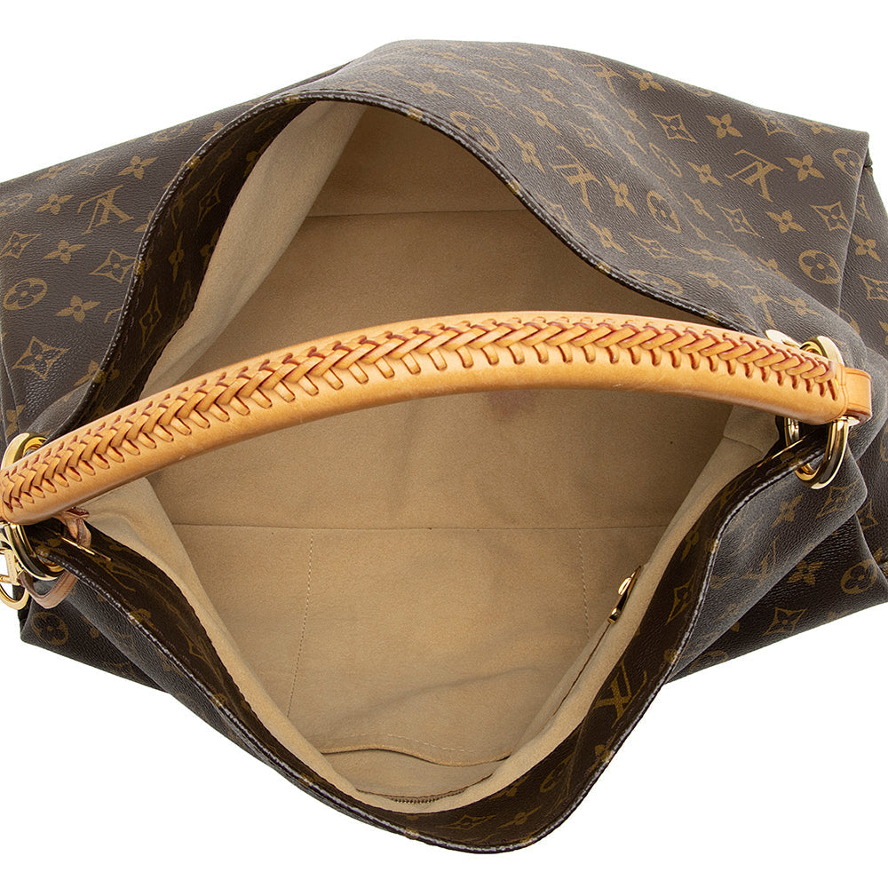 Louis Vuitton Monogram Canvas Artsy MM Shoulder Bag (SHF-22924)