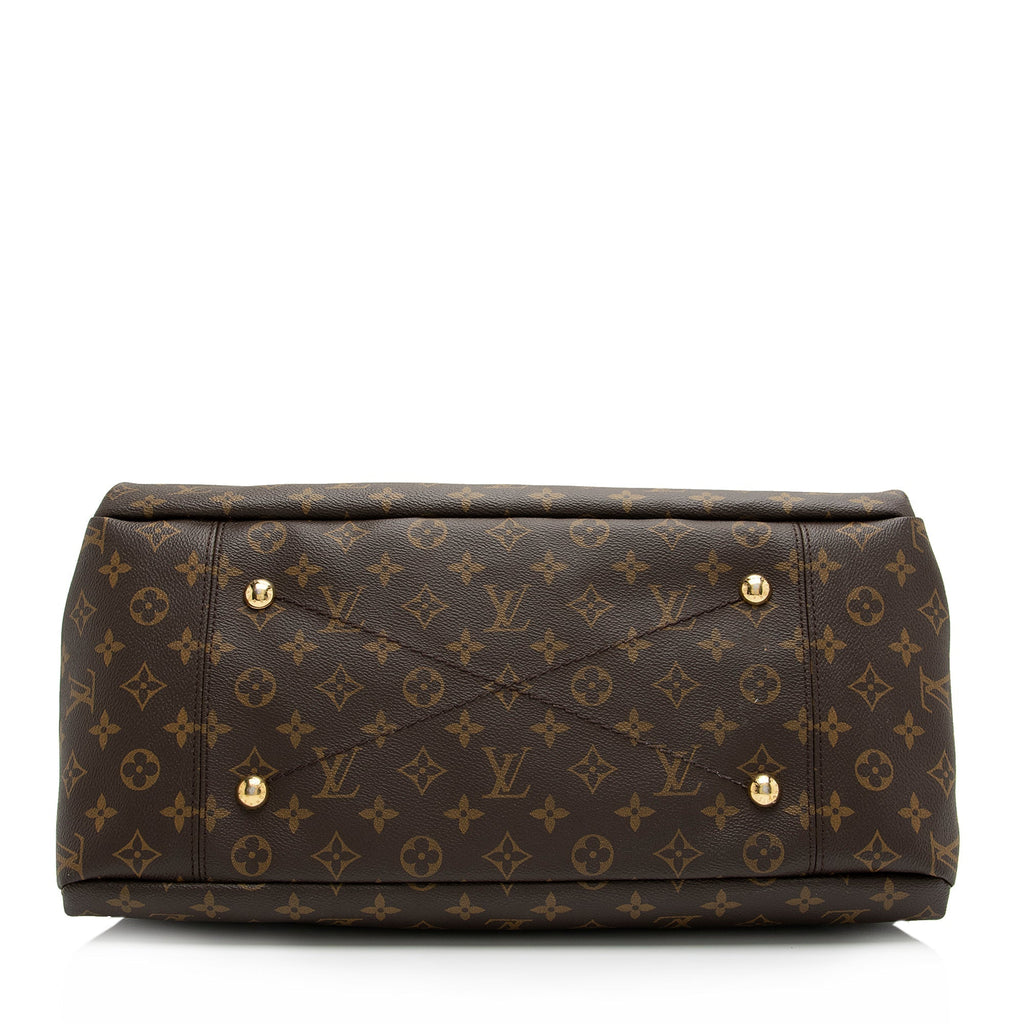 Louis Vuitton Monogram Canvas Artsy MM Shoulder Bag (SHF-23748)