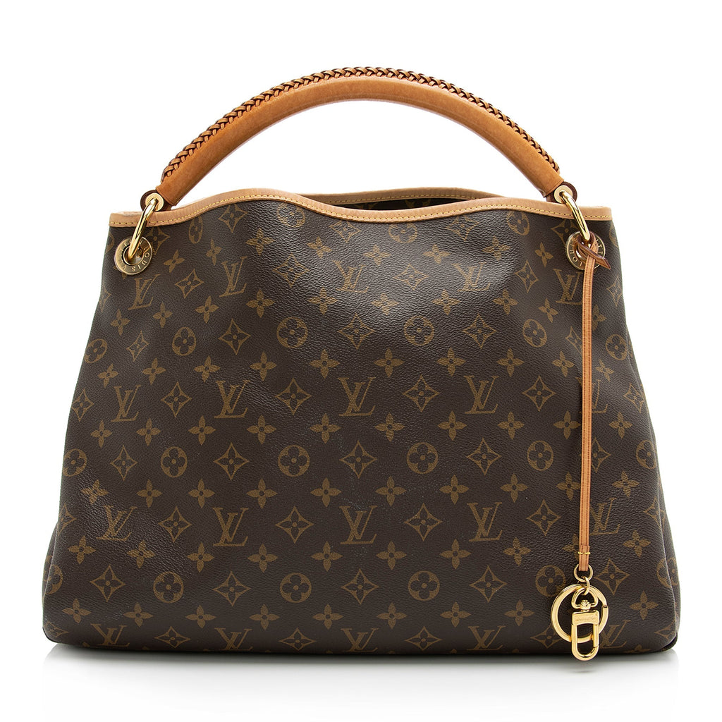 Louis Vuitton Monogram Canvas Artsy MM Shoulder Bag (SHF-23748)
