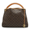 Louis Vuitton Monogram Canvas Artsy MM Shoulder Bag (SHF-23748)