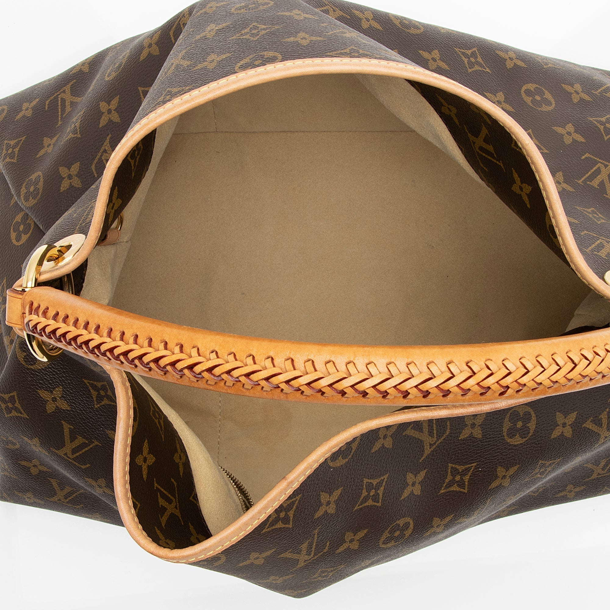 Louis Vuitton Monogram Canvas Artsy MM Shoulder Bag (SHF-23748)