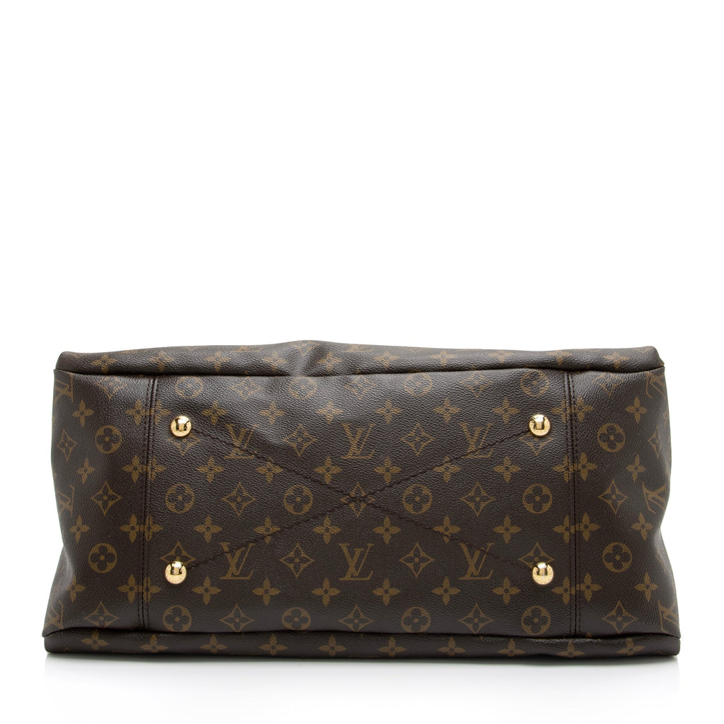 Louis Vuitton Monogram Canvas Artsy MM Shoulder Bag (SHF-23556)