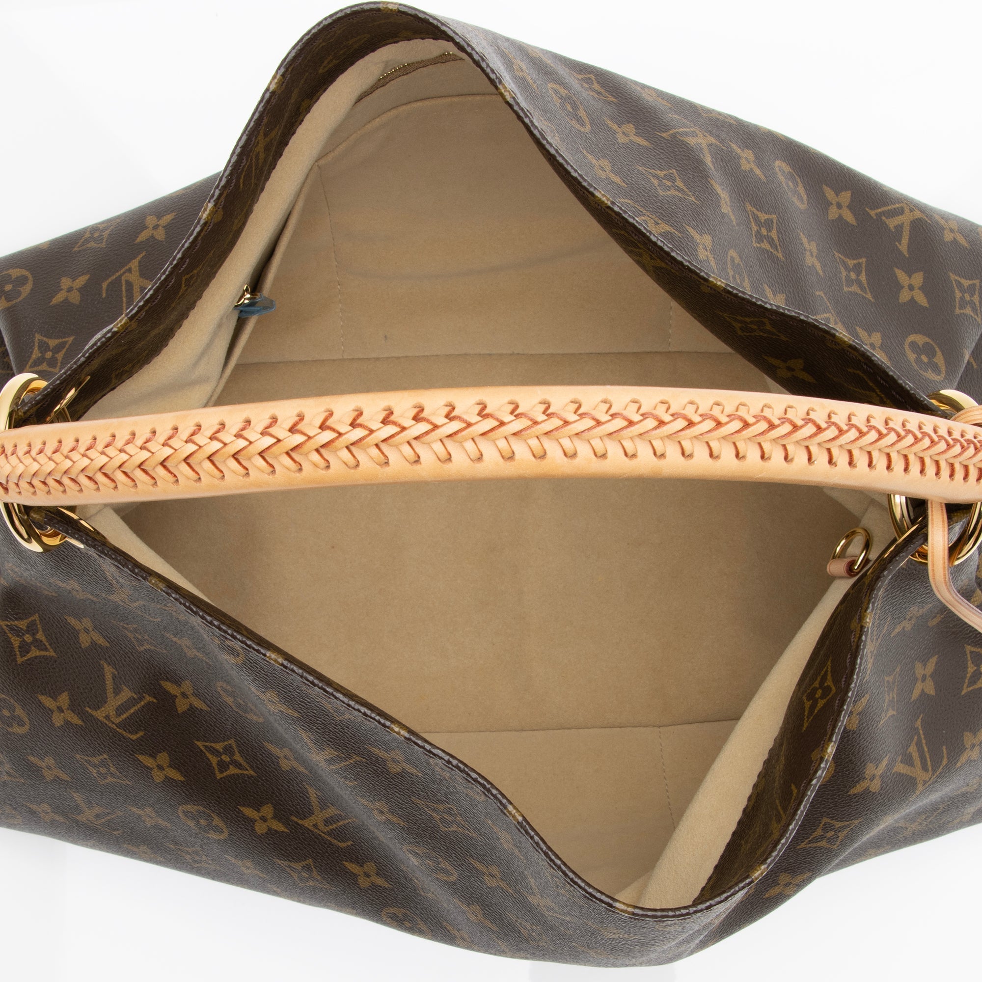 Louis Vuitton Monogram Canvas Artsy MM Shoulder Bag (SHF-23556)