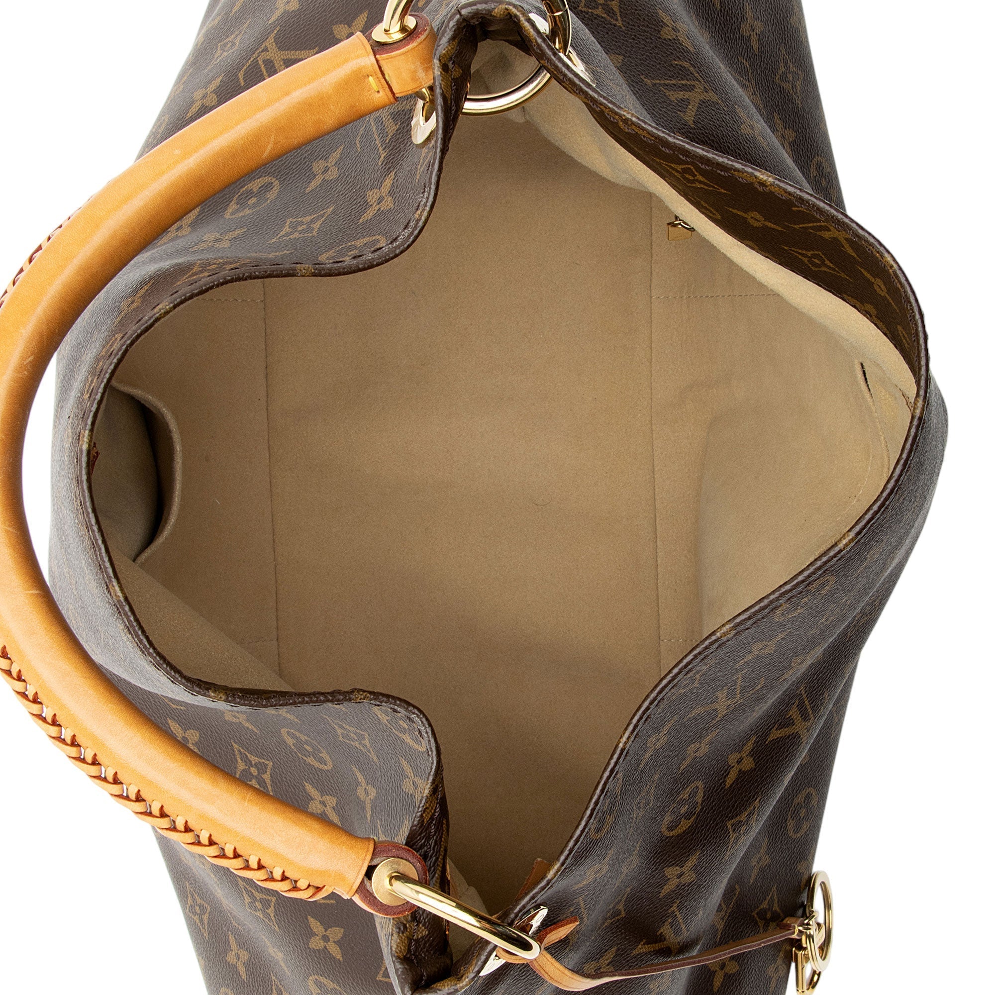 Louis Vuitton Monogram Canvas Artsy MM Shoulder Bag (SHF-RXUc2v)