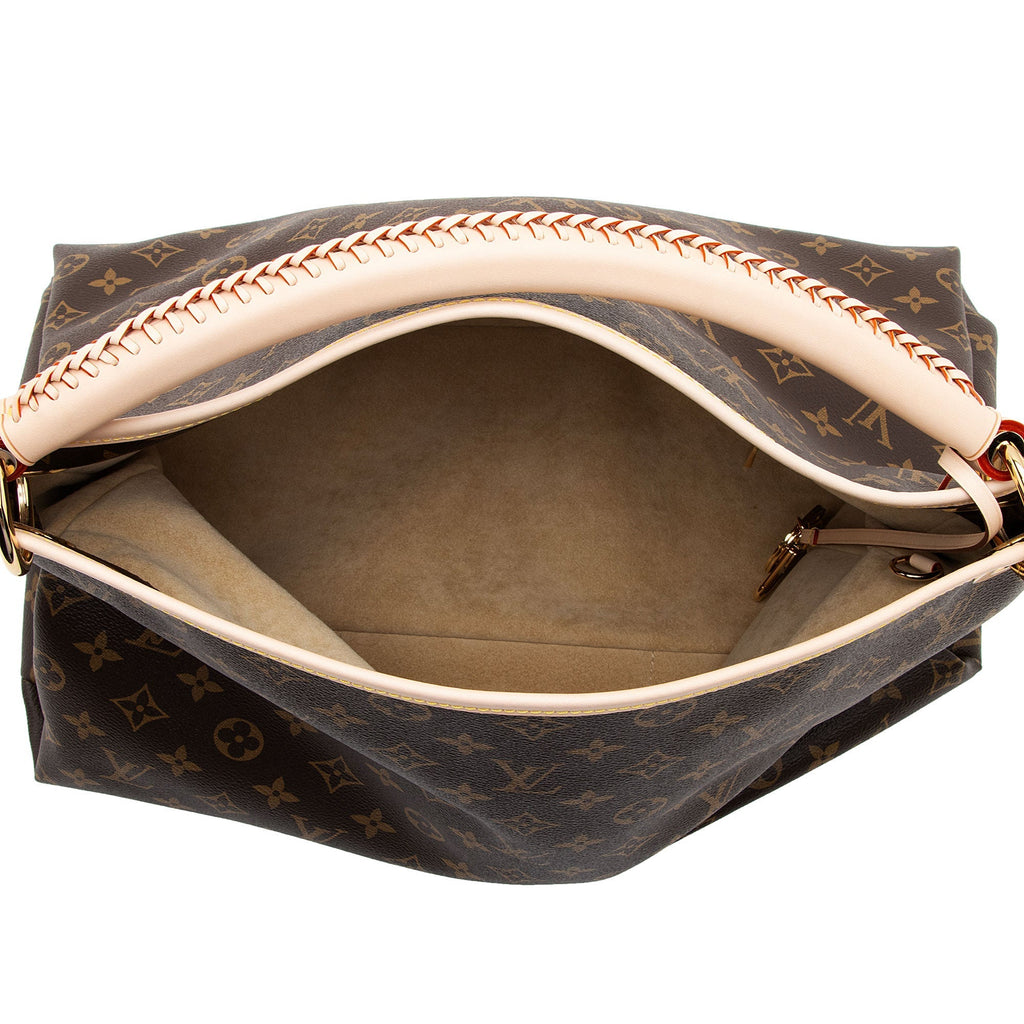 Louis Vuitton Monogram Canvas Artsy MM Shoulder Bag (SHF-pQrBmv)